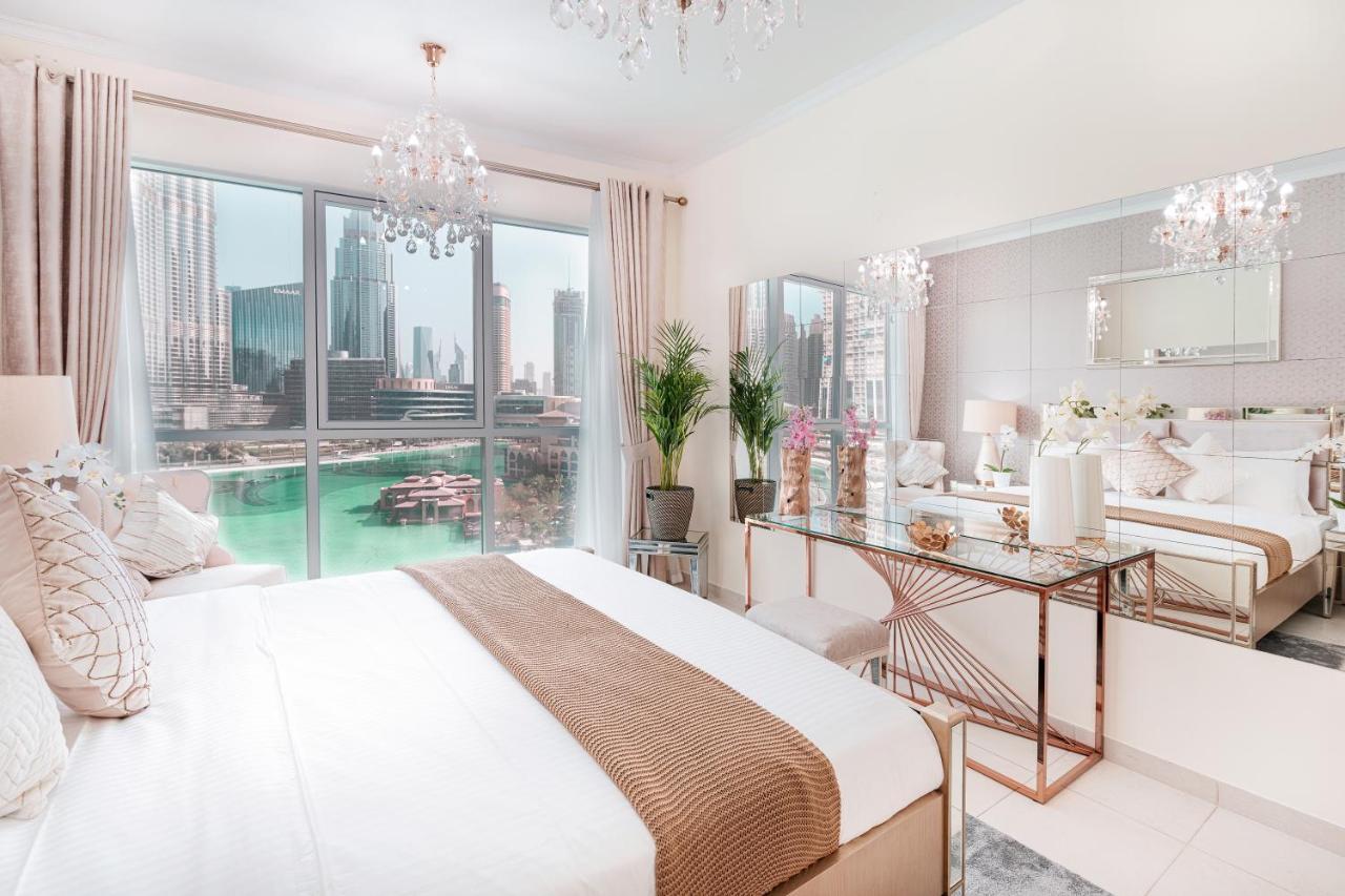 Elite Royal Apartment - Full Burj Khalifa & Fountain View - Brilliant - 2 Bedrooms & 1 Open Bedroom Without Partition Dubai Eksteriør bilde